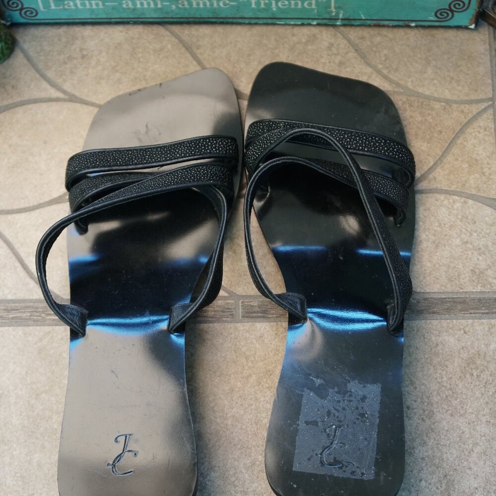JC Immortal Leather Genuine Stingray Sandal